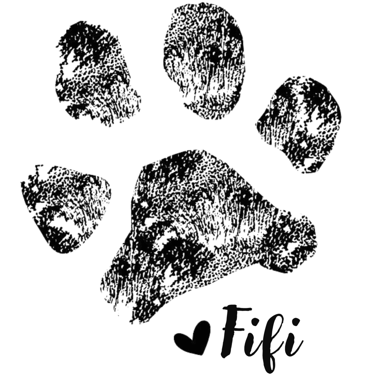 Fifi's official paw-print stamp of approval